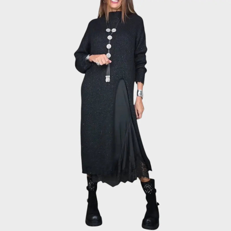 Vega | Conjunto de Jersey y Vestido de Estilo Lencería