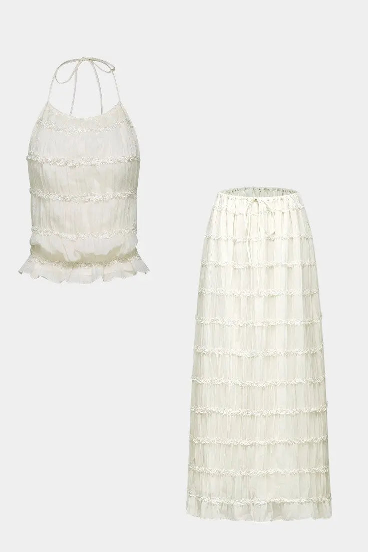 Eugenie | Conjunto Top Plisado