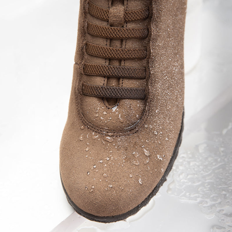 FLEXY - Zapatillas abotinadas TAUPE