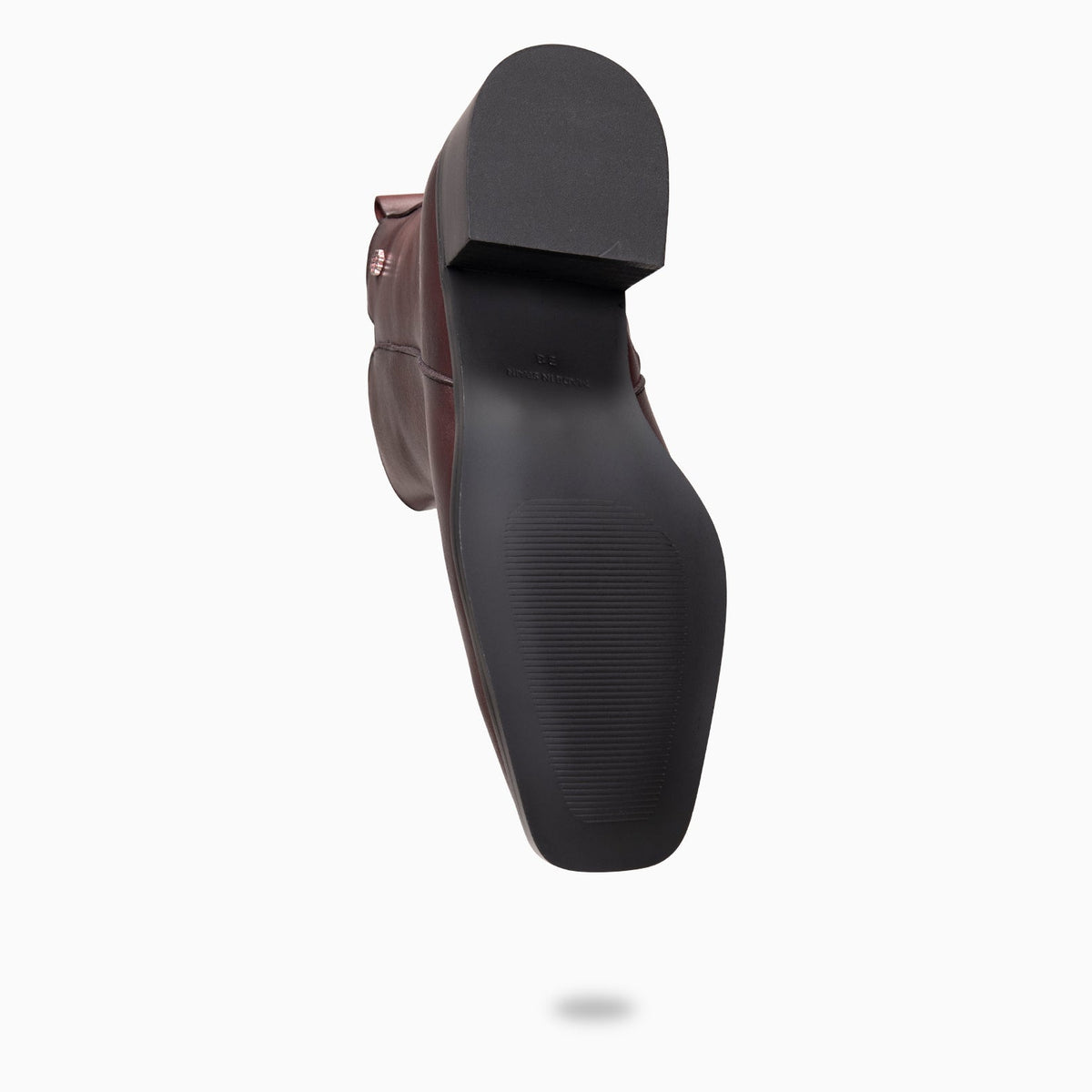 BERLIN - Botines bajos de mujer de piel BURDEOS