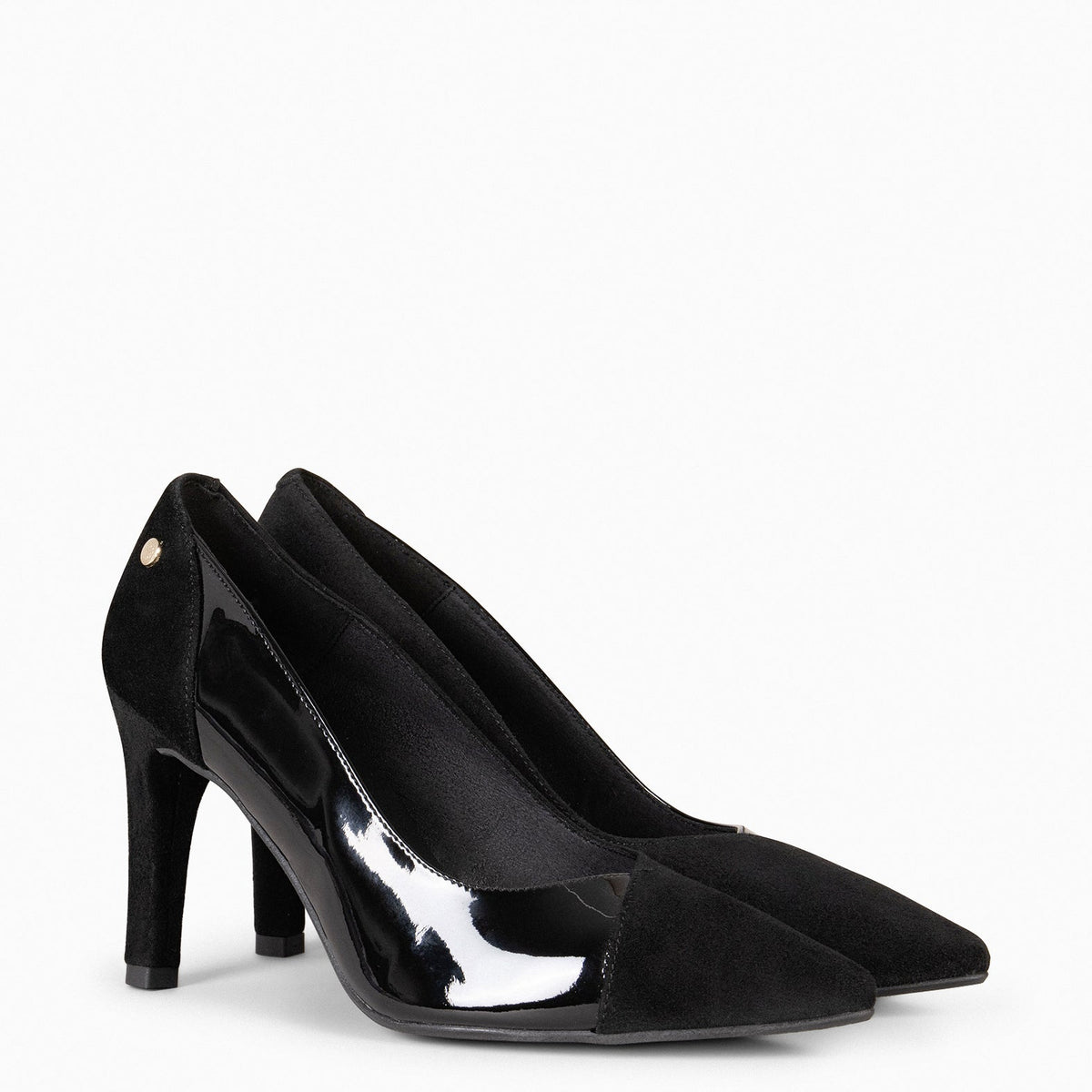 GLAM - Zapatos elegantes de tacón alto NEGRO CHAROL
