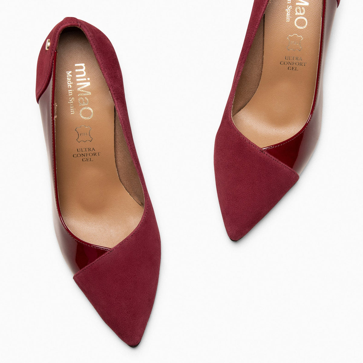 GLAM - Zapatos elegantes de tacón alto BURDEOS