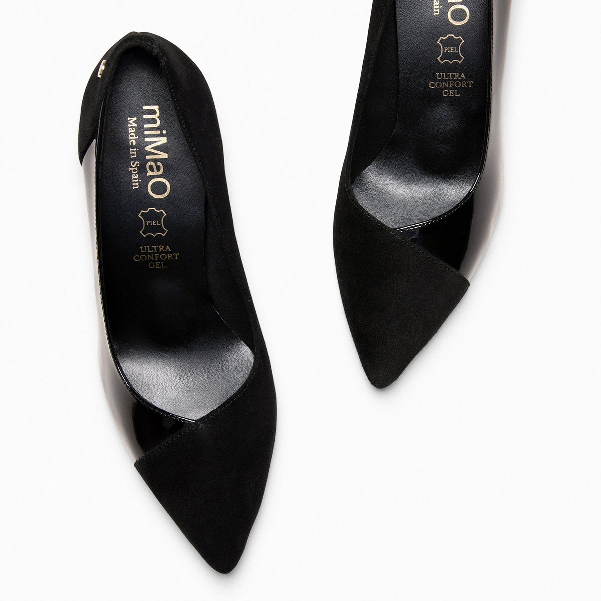 GLAM - Zapatos elegantes de tacón alto NEGRO CHAROL