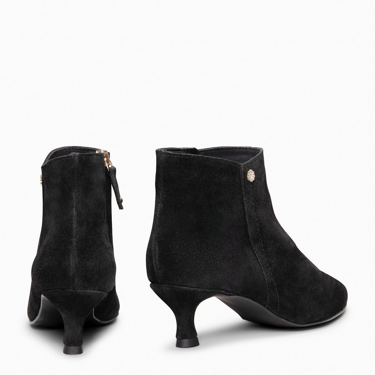 LORD – Botines tacón bajo NEGRO