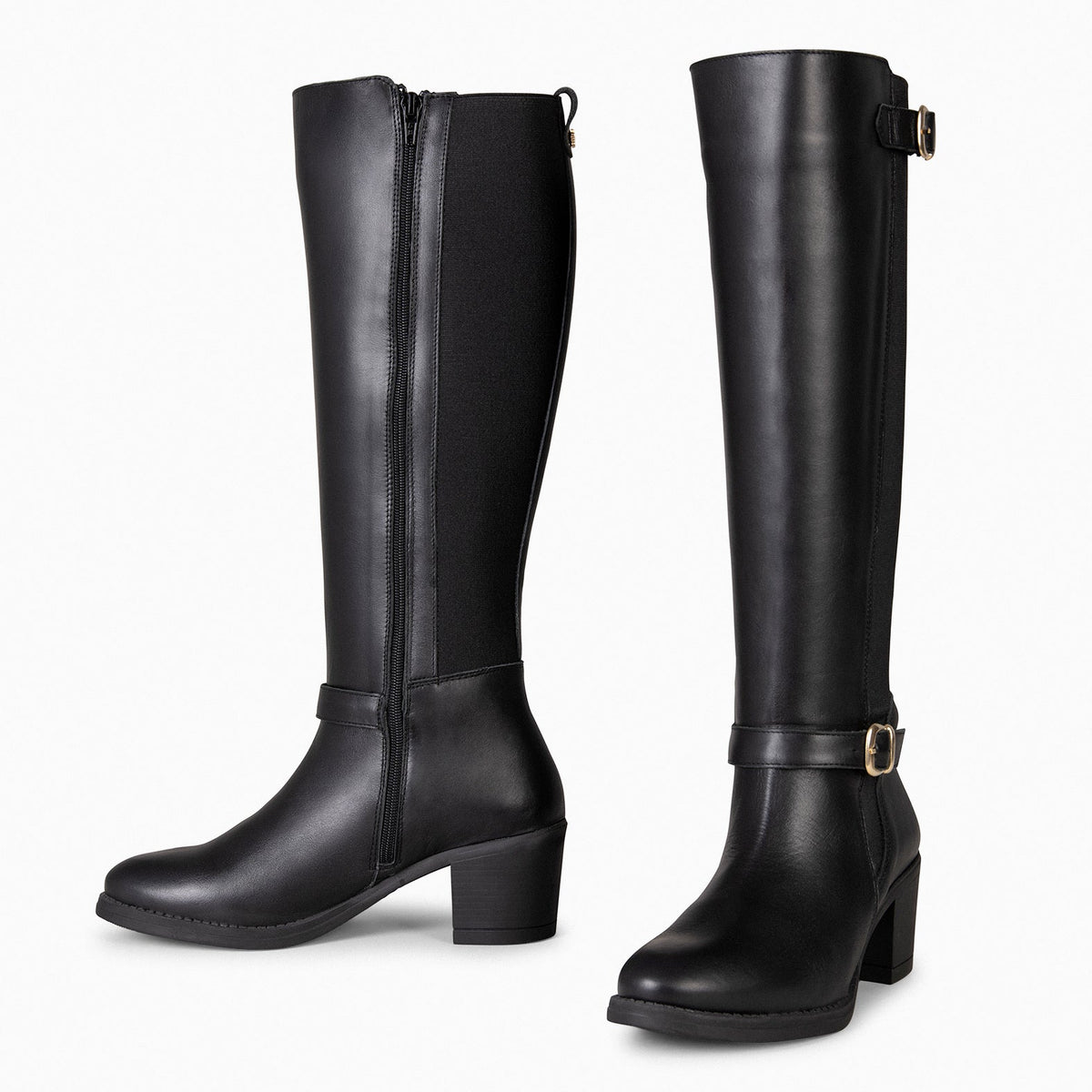 Sena - Botas de vestir con caña elástica NEGRO
