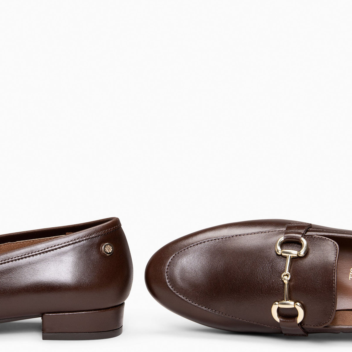 ELOISE - Mocasines planos con adorno MARRON