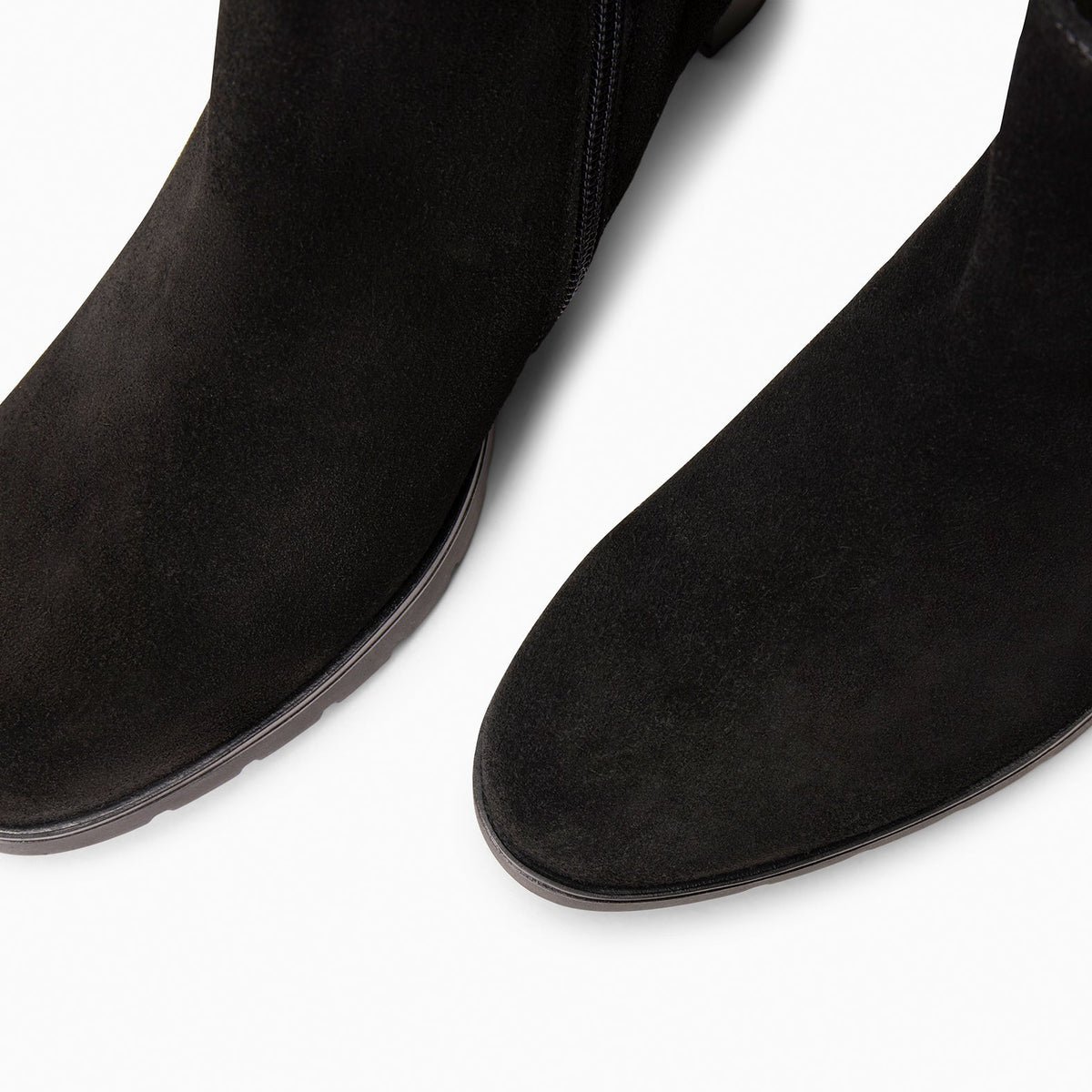 PRAGA - Botines NEGRO con tacón