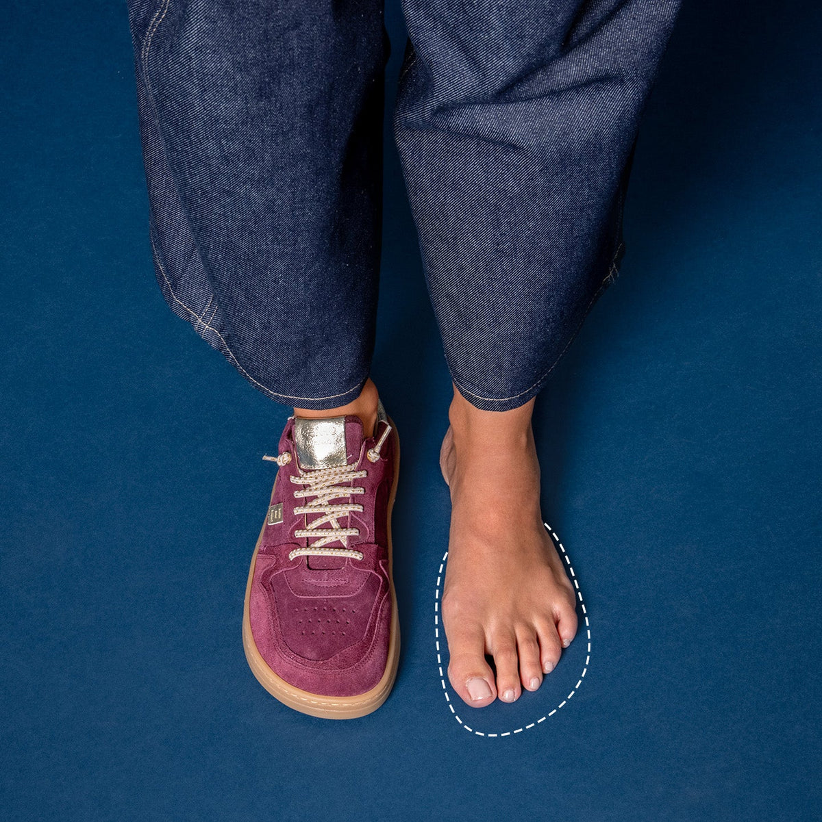 GEN-IO - Zapatillas baresoft BURDEOS