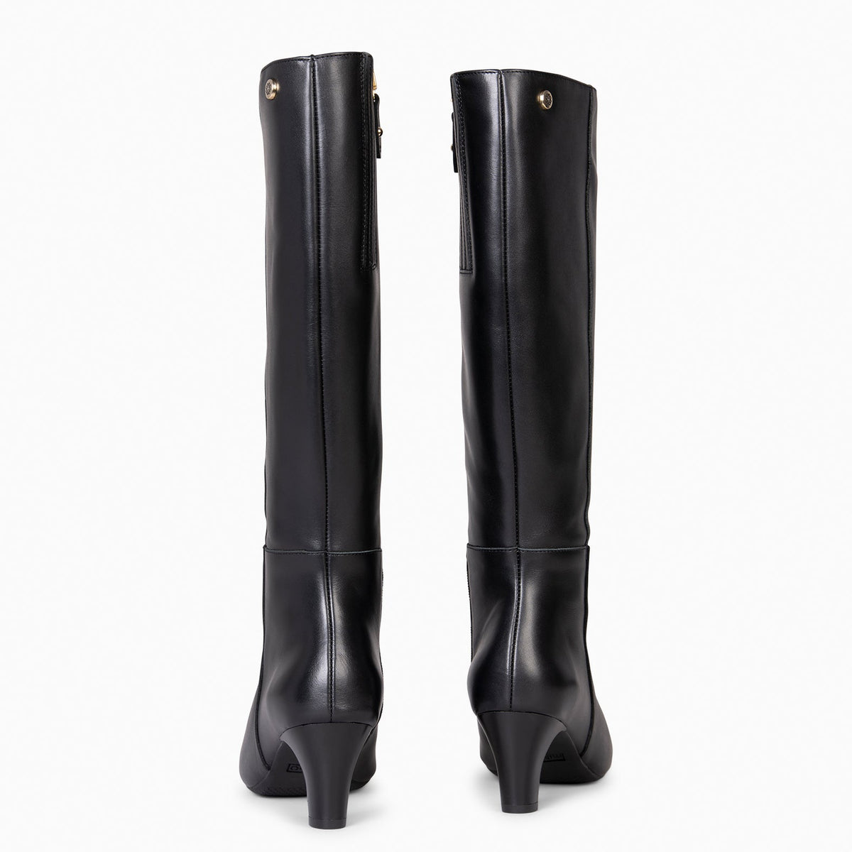 QUEENS - Bota alta de tacón NEGRO