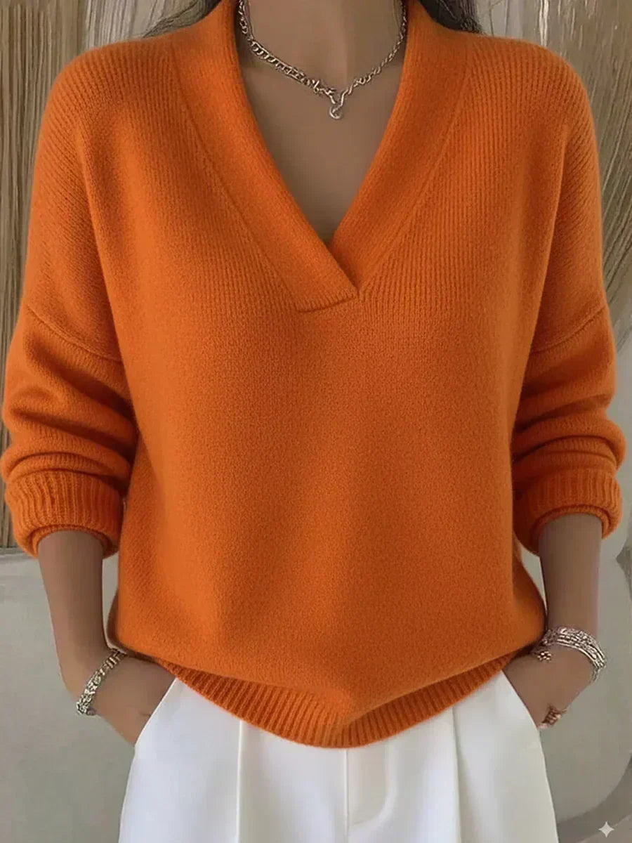 Vitoria | Jersey Holgado con Cuello de Pico