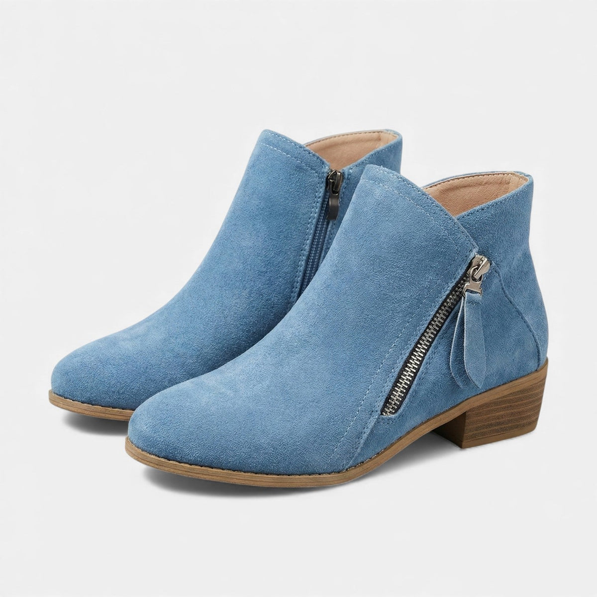Vionne | Botines de Piel para Mujer con Cremallera