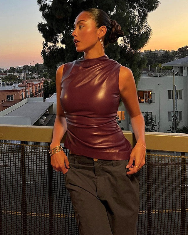 Top Aria Burgundy