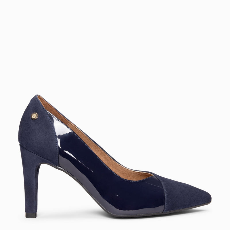 GLAM - Zapatos elegantes de tacón alto MARINO