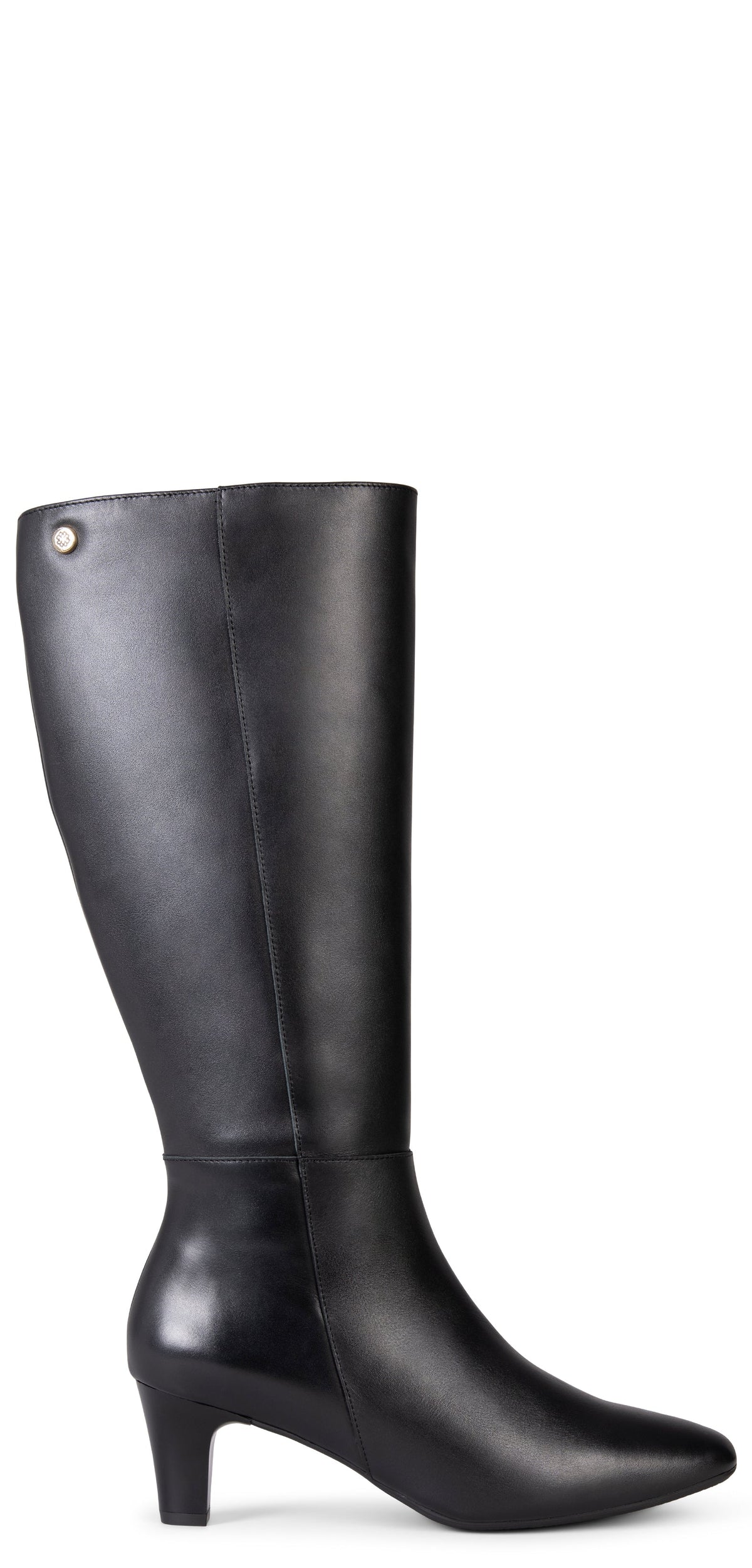 QUEENS - Bota alta de tacón NEGRO