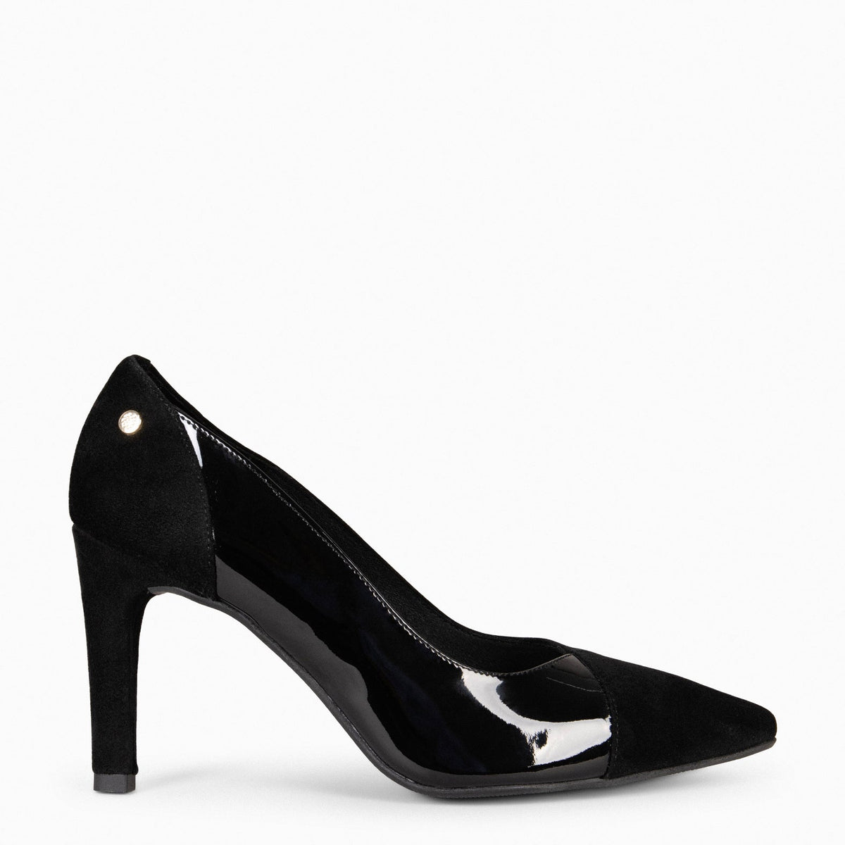 GLAM - Zapatos elegantes de tacón alto NEGRO CHAROL