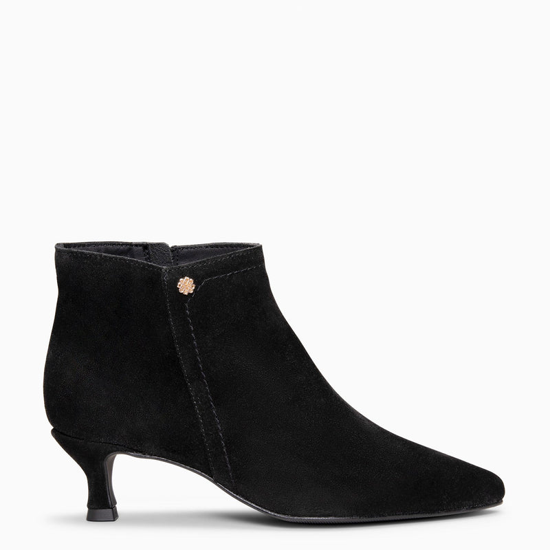 LORD – Botines tacón bajo NEGRO