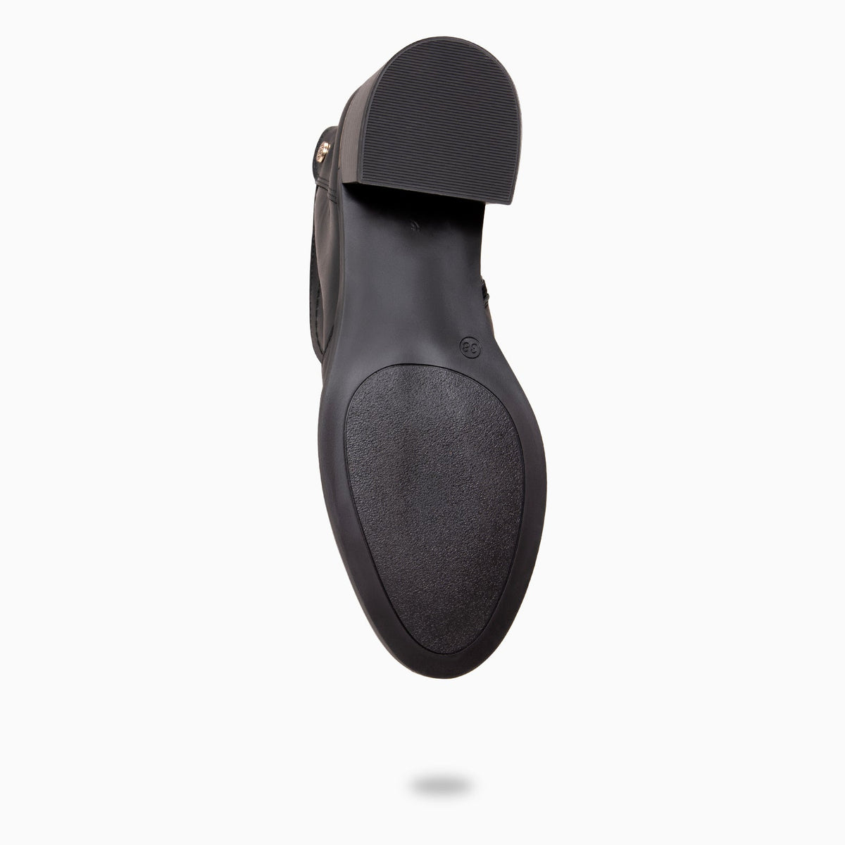 NIXIE – botines de tacón bajo para mujer NEGRO