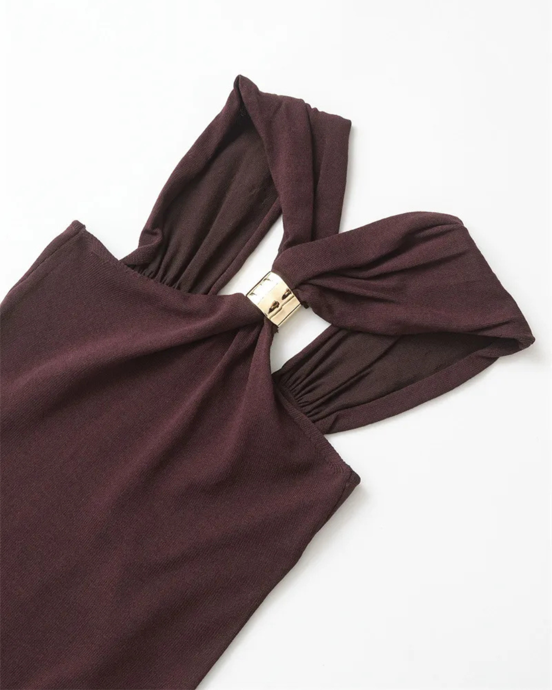 Top Aria Mocha Halter