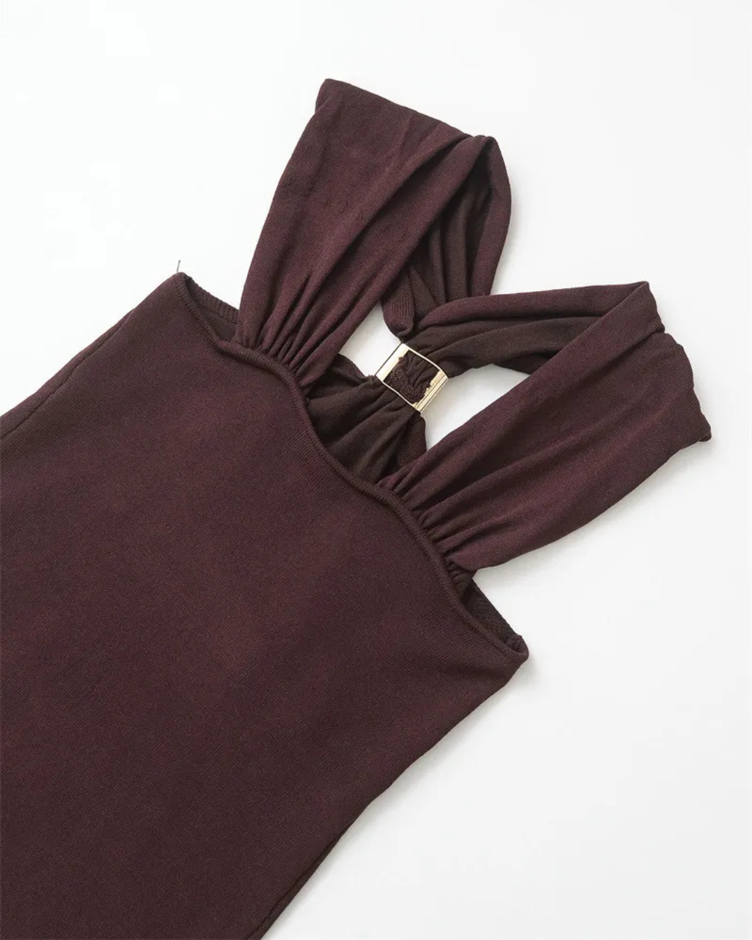 Top Aria Mocha Halter