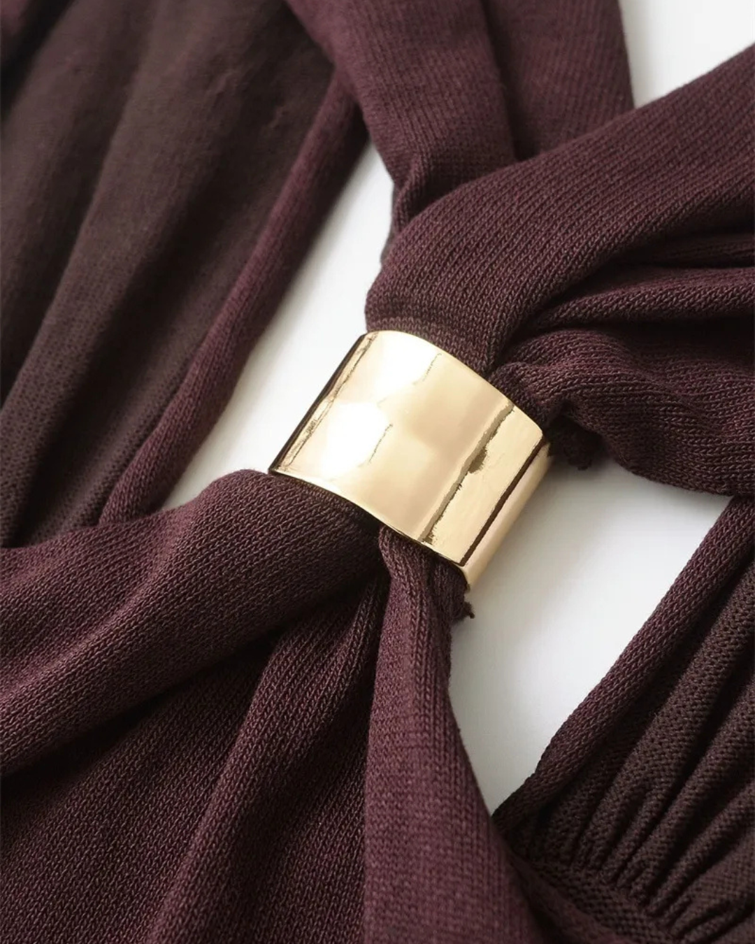 Top Aria Mocha Halter