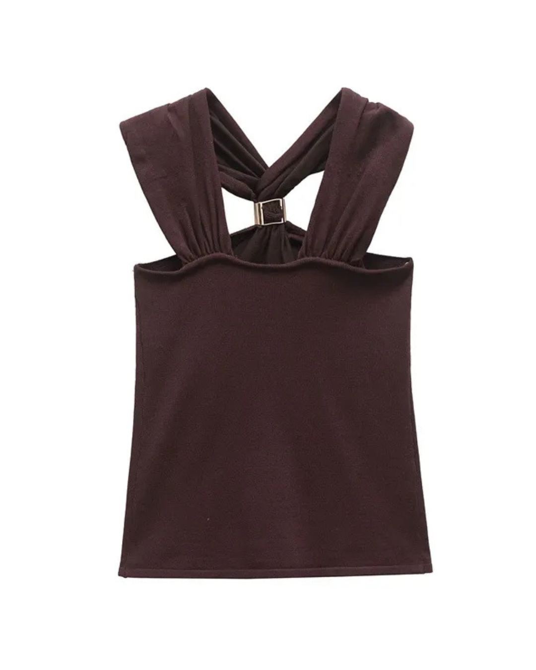 Top Aria Mocha Halter
