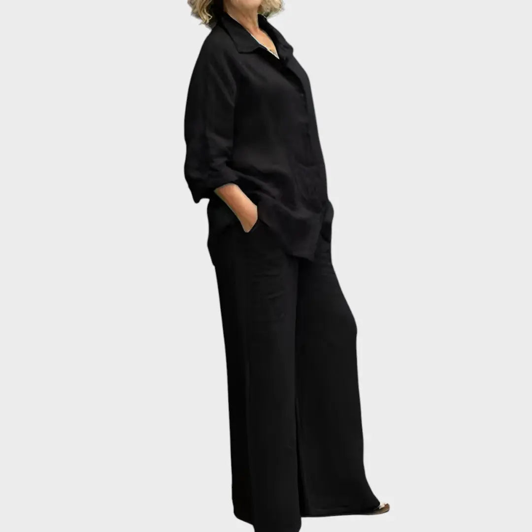 Lara | Conjunto De Camisa Y Pantalón