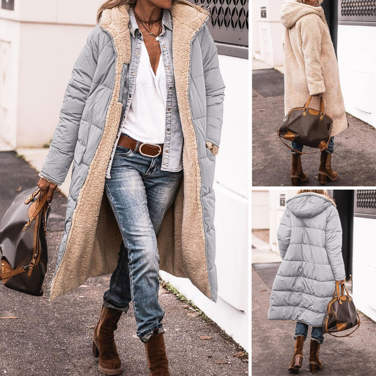 Rosana | Chaqueta Reversible para Todo el Año
