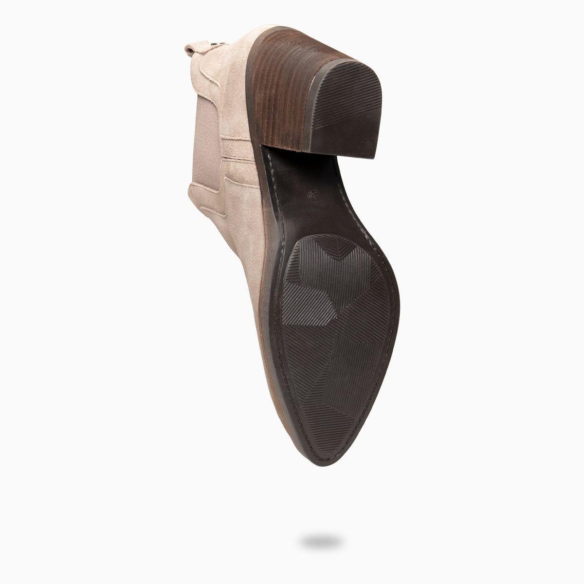 CASSIDY - Botines de tacón alto tipo Chelsea BEIGE