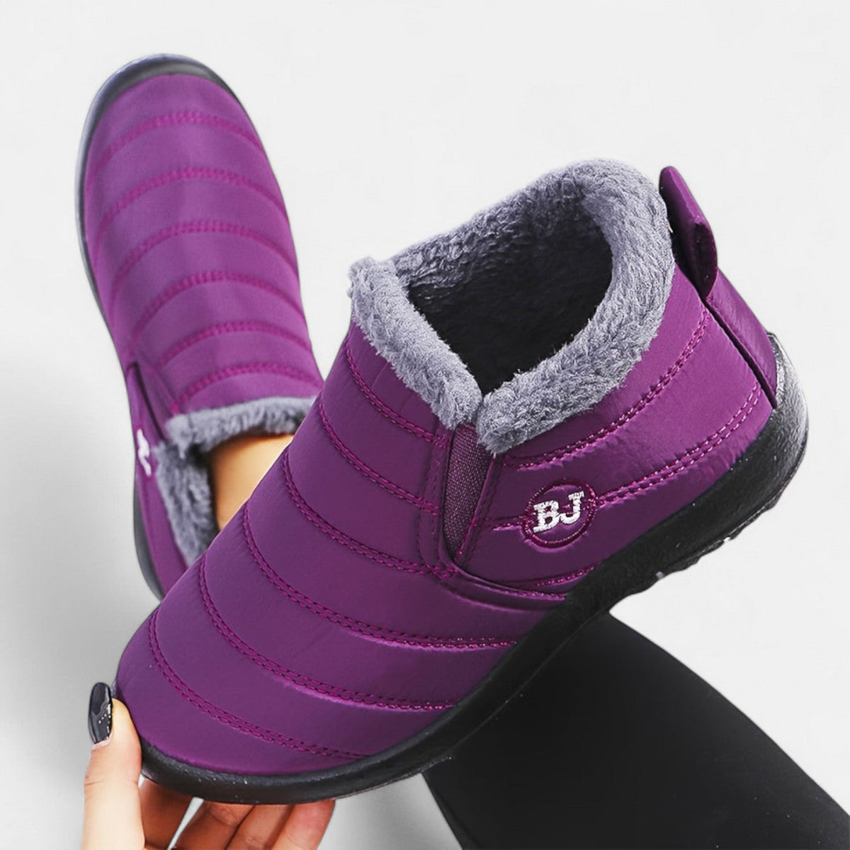 Victoria | Botas de Invierno sin Cordones para Mujer