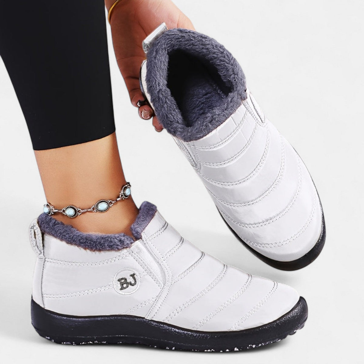 Victoria | Botas de Invierno sin Cordones para Mujer