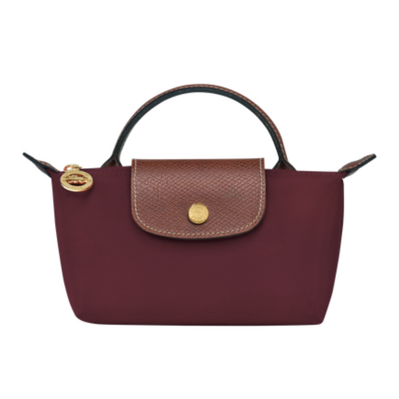 Elixabete | Mini Bolso con Correa Incluida, Rojo Vino