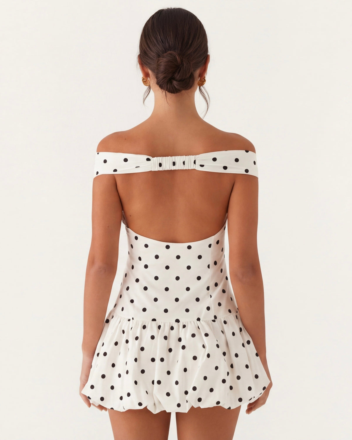 Vestido Sweetheart Polka