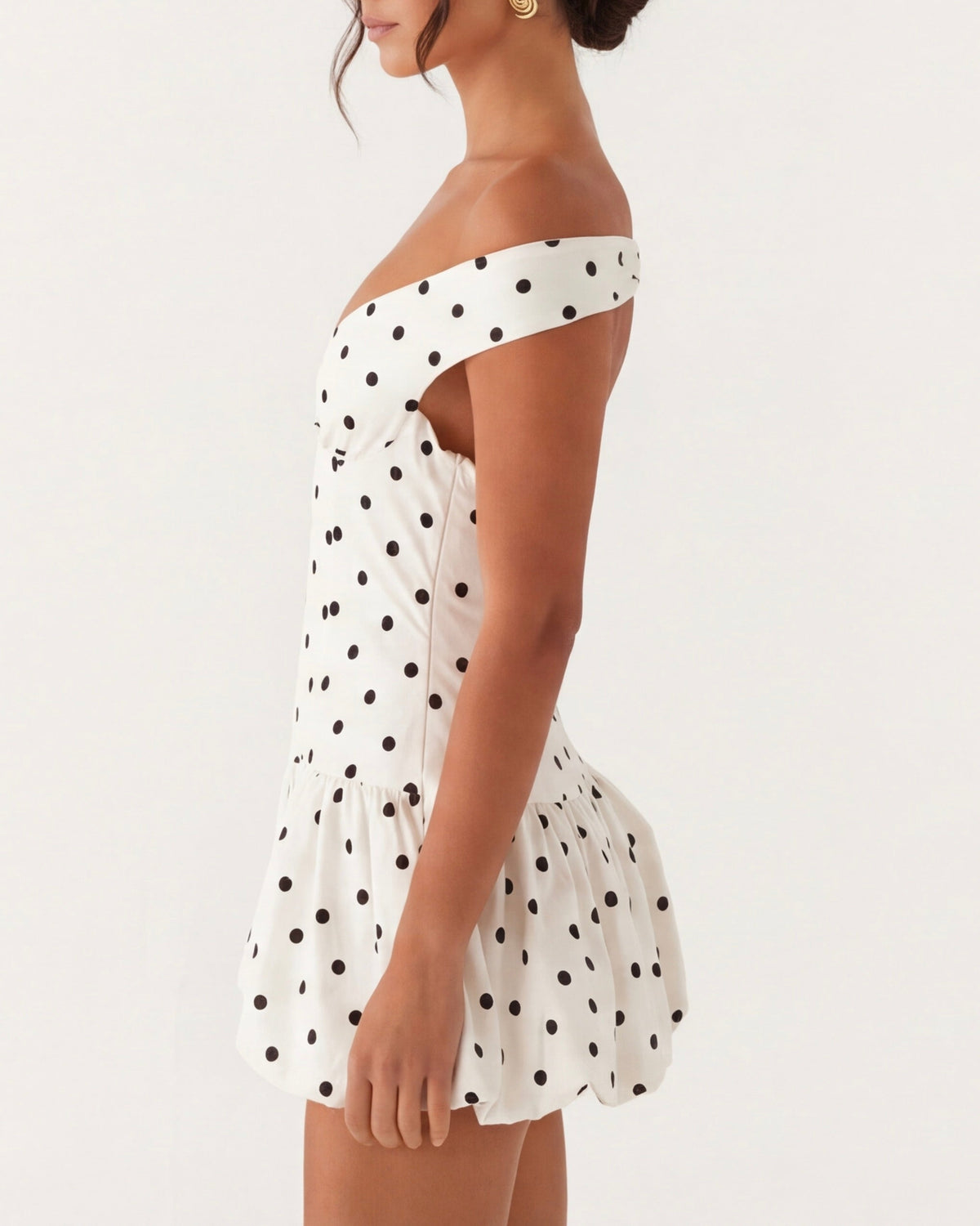 Vestido Sweetheart Polka