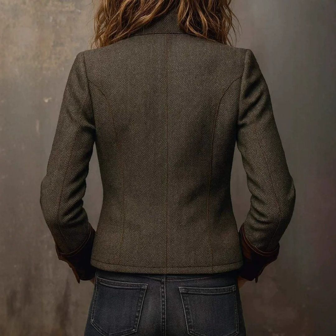 Yolanda | Chaqueta de Paño con Coderas