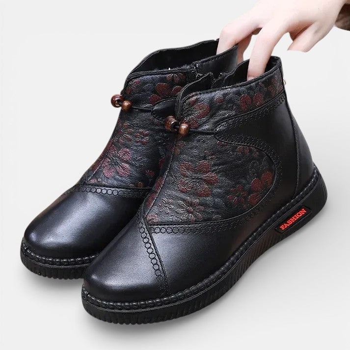 Huelva® | Botas de Piel Impermeables para Mujer