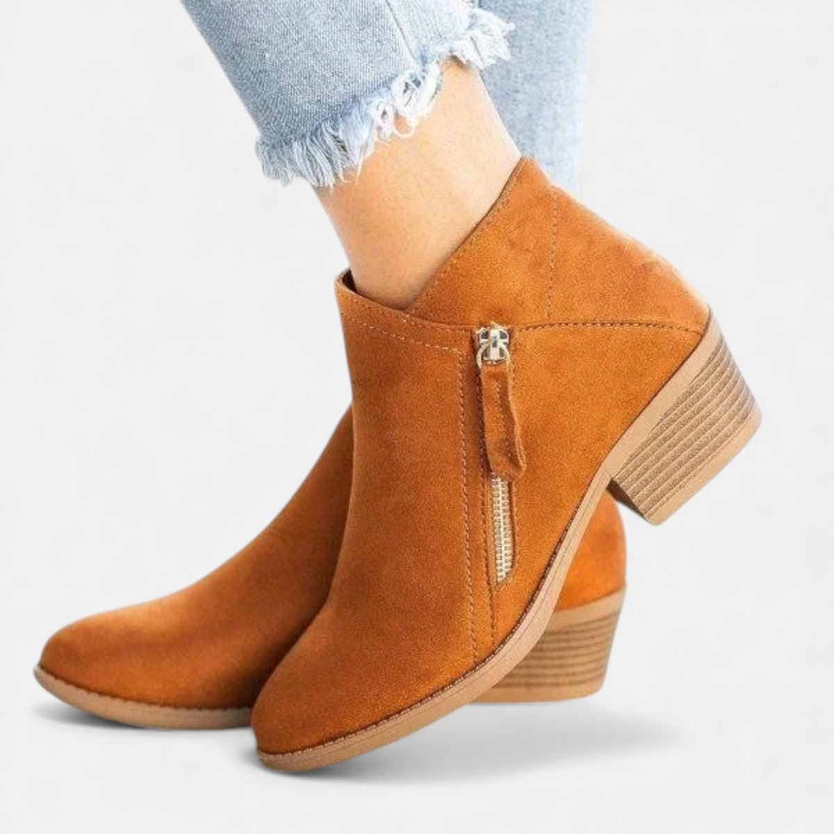 Vionne | Botines de Piel para Mujer con Cremallera
