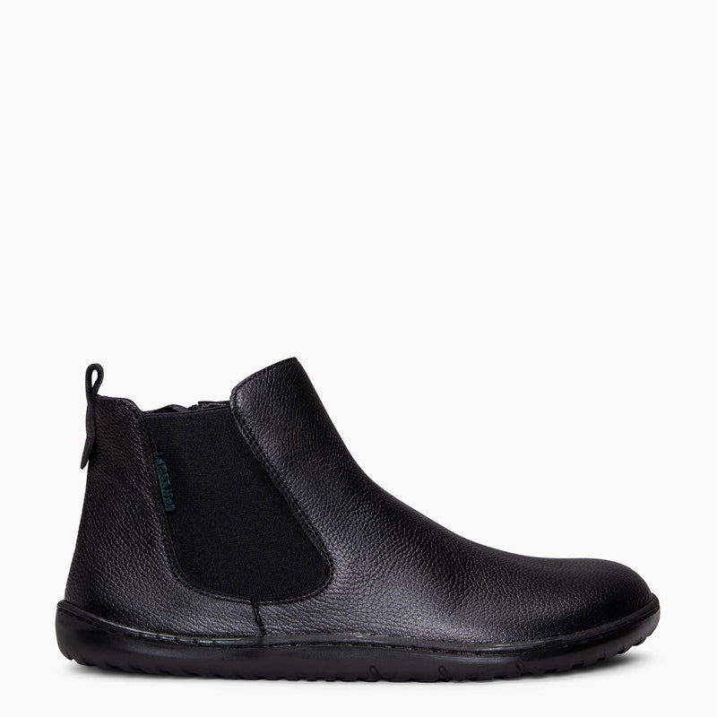 SAND -Botines tipo barefoot con elástico NEGRO