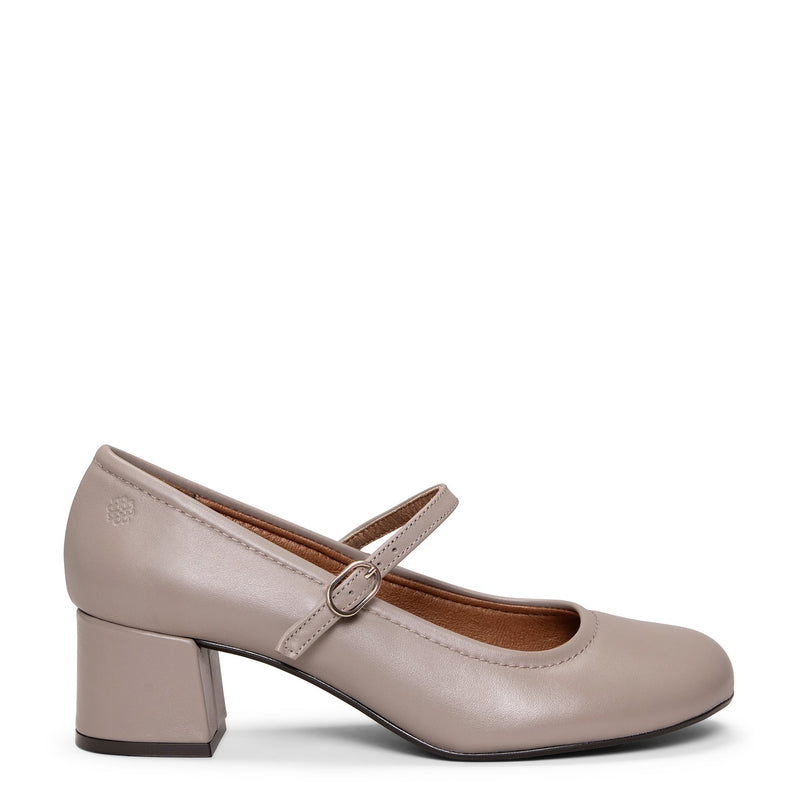 ROSALIA - Mercedita de tacón ancho TAUPE