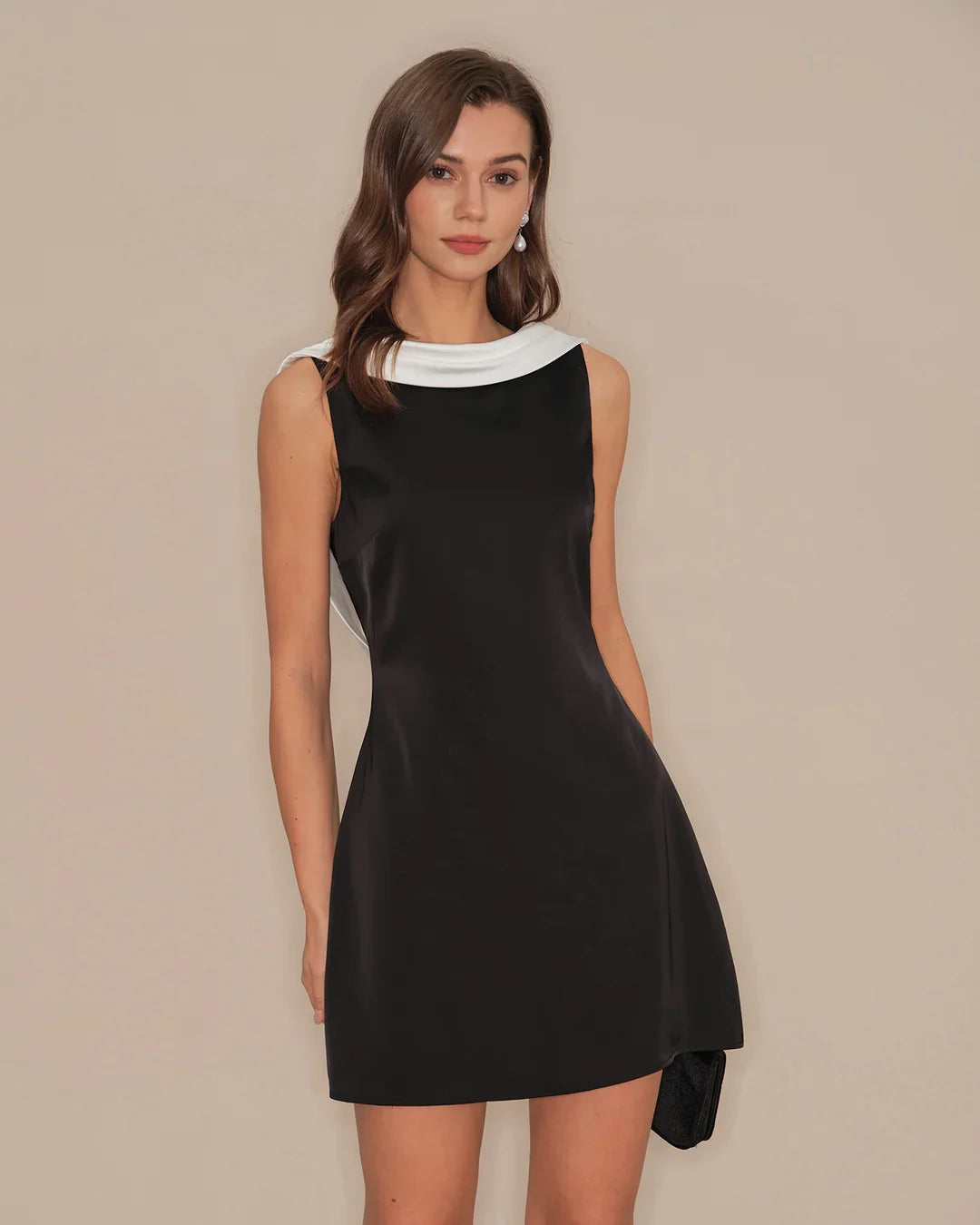 Vestido Mini Azul Celine
