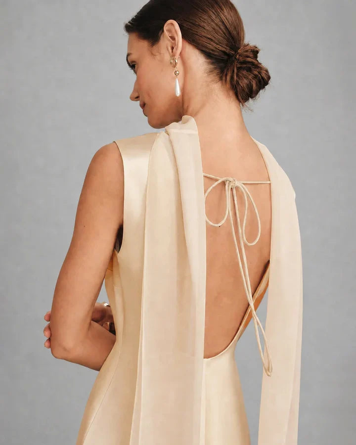 Vestido Mini Azul Celine